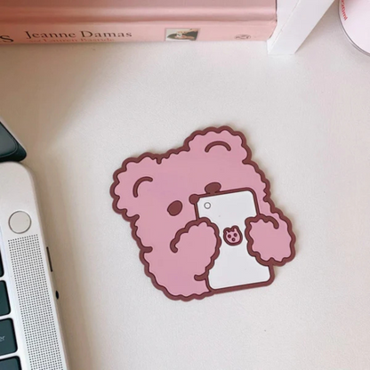 Cartoon 1 PC Silicone Dining Table Placemat Coaster